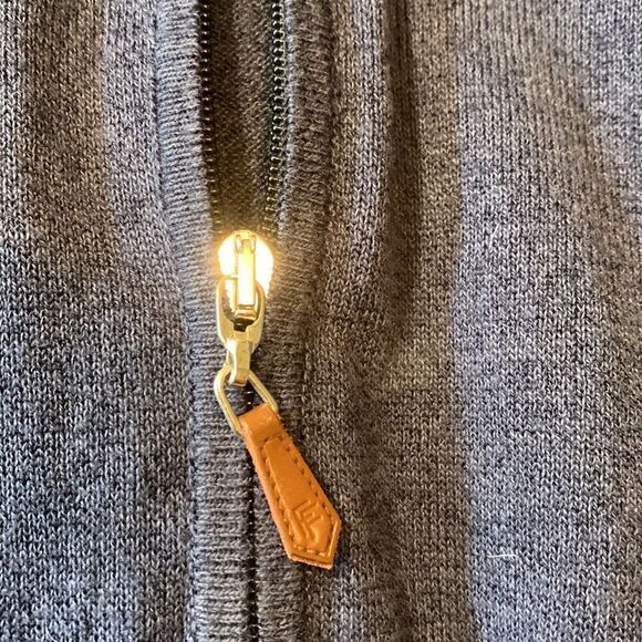 FIUME, Italian made cardigan double zippered men’s sweater, XXL , size 54 - Picture 4 of 15